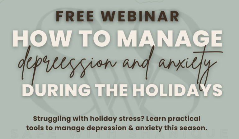 A Reflection on my First Webinar: Managing Depression and Anxiety During the Holidays
